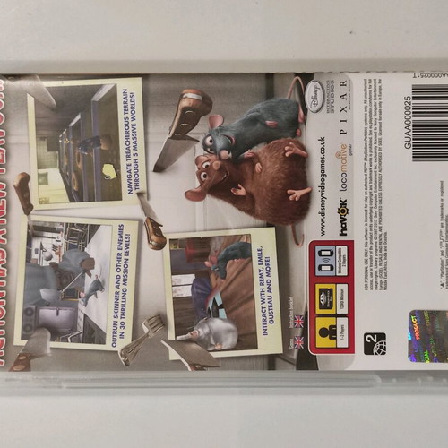 Ratatouille game for PSP used