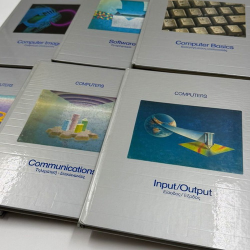 Computers book series used, 6 volumes, Understanding Computers, 1980s