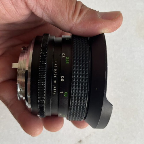 Vivitar Auto Wide-Angle 17mm f/3.5 Tokina lens used, Canon FD mount