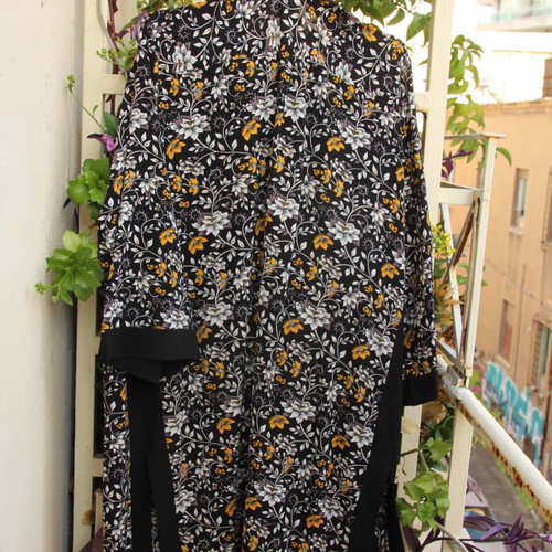 Kimono jacket with flowers new size M
