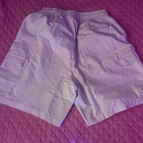 Nike beige jean-style shorts size L like new unisex