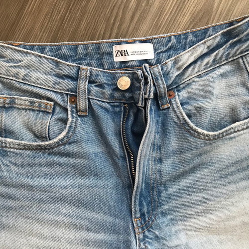 Zara Super Wide Leg Jeans Size XS Like New, 100% Cotton, Blue