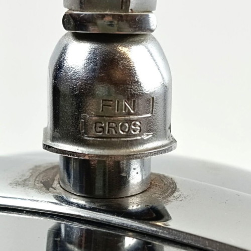 Peugeot Peuginox manual coffee grinder used, inox and wood
