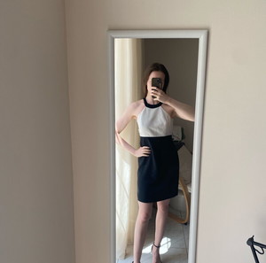 Bill Cost black and white dress size 1