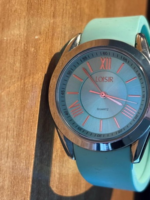 Loisir women's watch with turquoise strap like new