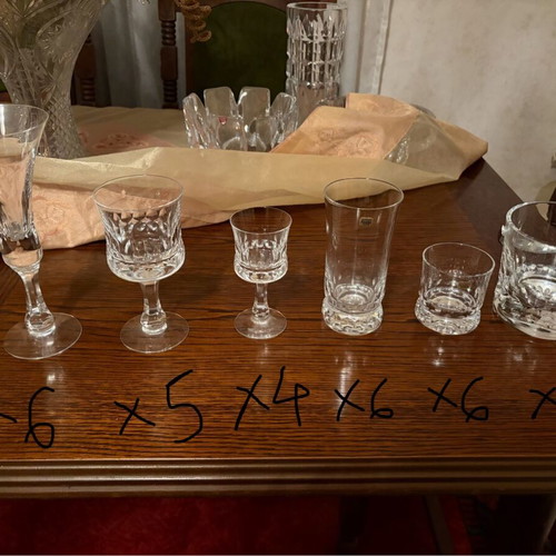 Kosta Boda crystal glass set 28 pieces new