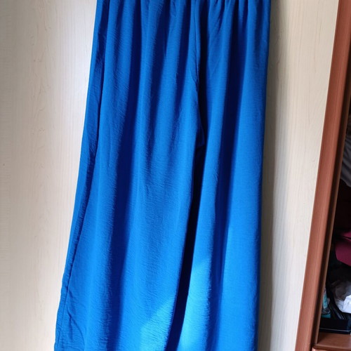 Women's pants one size blue with minor defect
