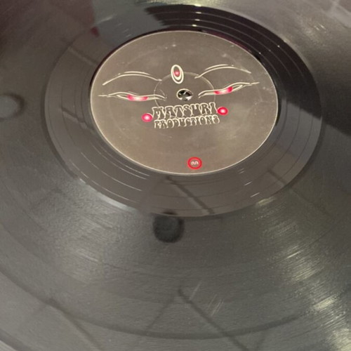 Goaxtrance record used, electronic genre, cover with wear