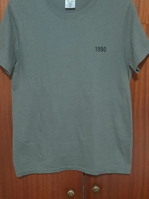 Khaki short-sleeve t-shirt new, size L, unisex
