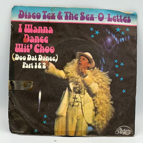 Disco Tex & His Sex-O-Lettes I Wanna Dance Wit' Choo vinyl used