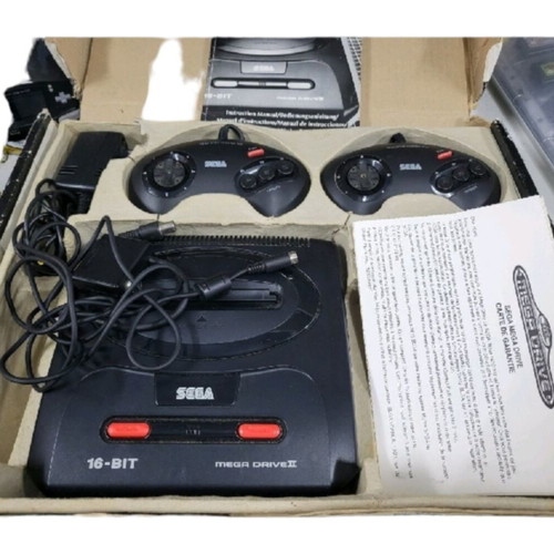 Sega Mega Drive II like new, complete in box with Zegetron gold warranty