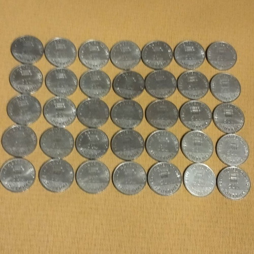 Casino Loutraki collectible metal tokens 50 & 250 Drachmas