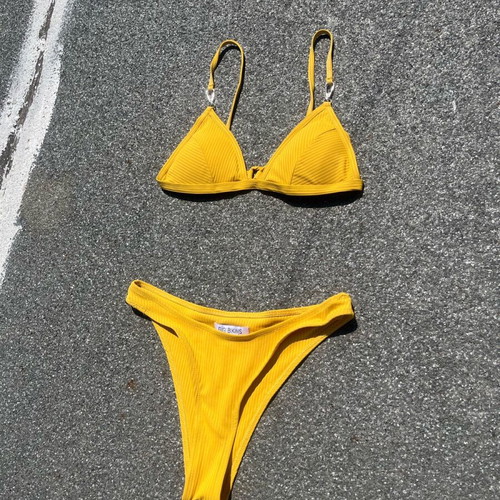 GIGI BIKINIS swimsuit like new, size S, yellow