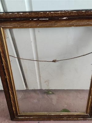Vintage frame used with glass 48x59