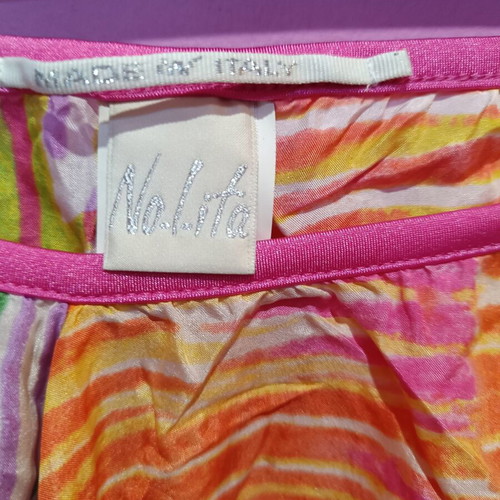 Nolita asymmetrical skirt size M made in Italy like new, multicolor