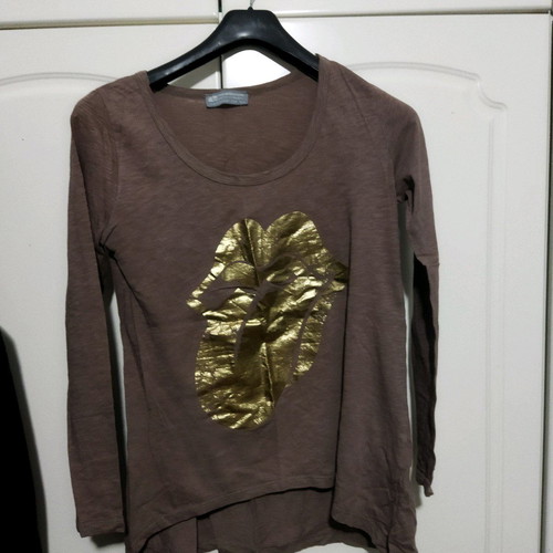 Blouse used medium brown