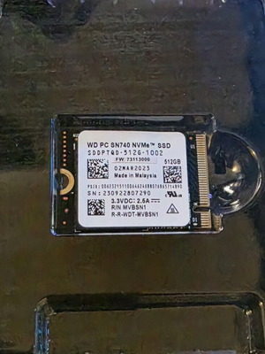 WD SN740 512GB NVMe SSD 2230 σαν καινούργιο