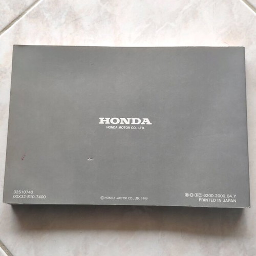 Honda CR-V 2001 owners manual used in English