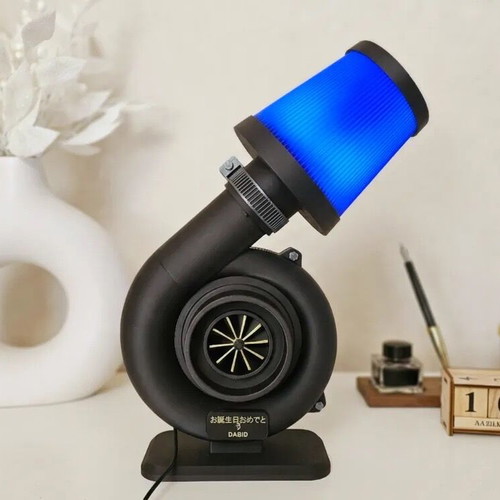 Turbo LED lamp with NFC and logo, new, custom decorative
