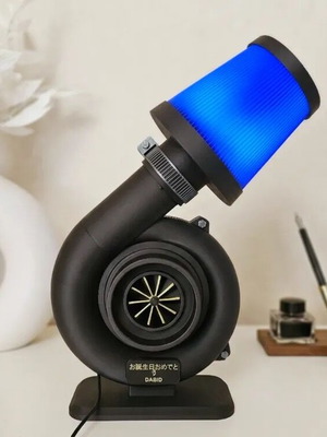 Turbo LED lamp with NFC and logo, new, custom decorative