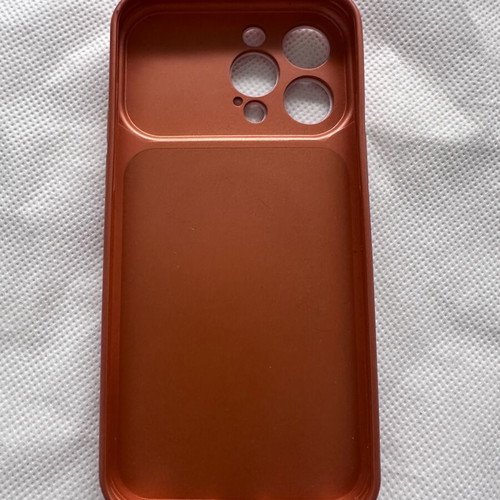 iPhone 14 Pro Max case like new, orange, conversion to 17 Pro Max