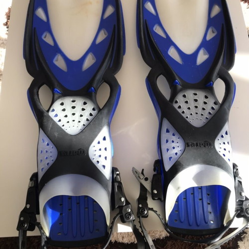 Mares X-Stream Blue/Black Open Heel Fins Size R Like New