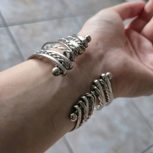 Bracelet watch used, silver