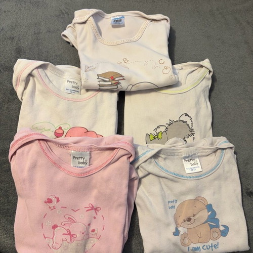 Cotton bodysuits set of 5, 98 cm, like new