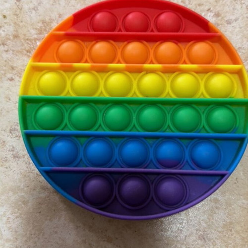 Silicone pop it fidget toy like new