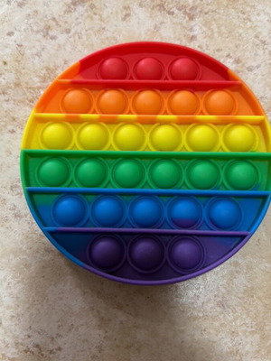 Silicone pop it fidget toy like new