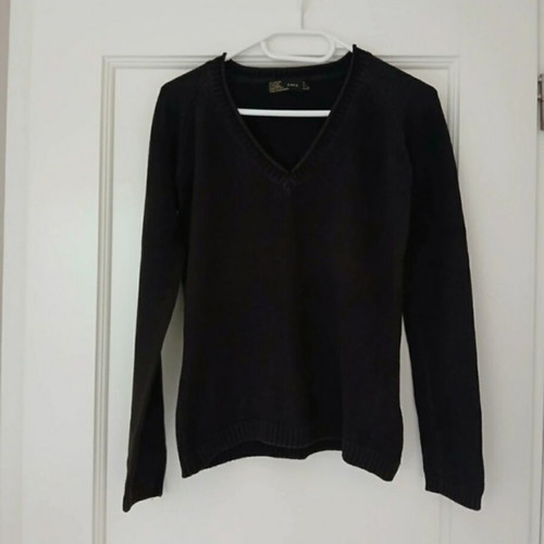 Zara women's sweater used, black, size L