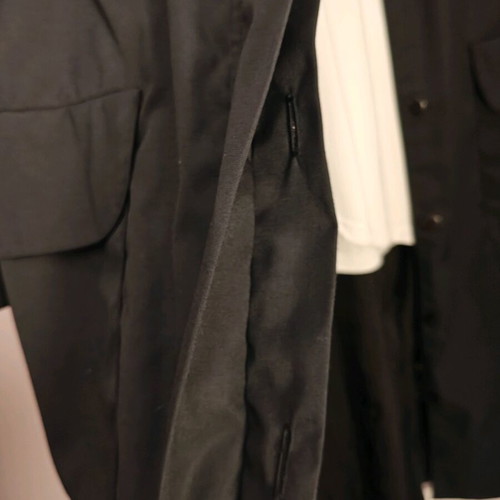 Black trench coat like new size L