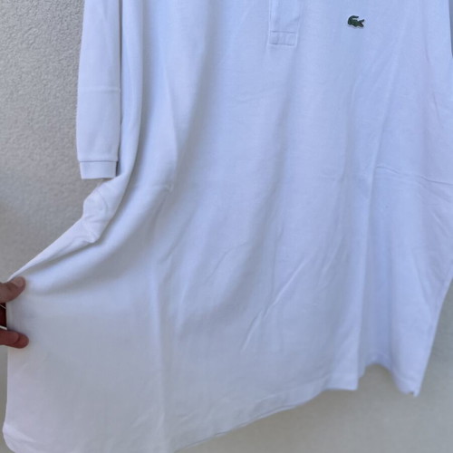 Lacoste men's white polo shirt size 4XL