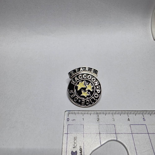 Metal S.T.A.R.S. Raccoon Police Dept enamel pin Resident Evil new