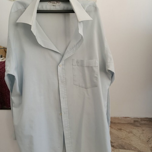 Christian Dior men's shirt used, light blue, size L