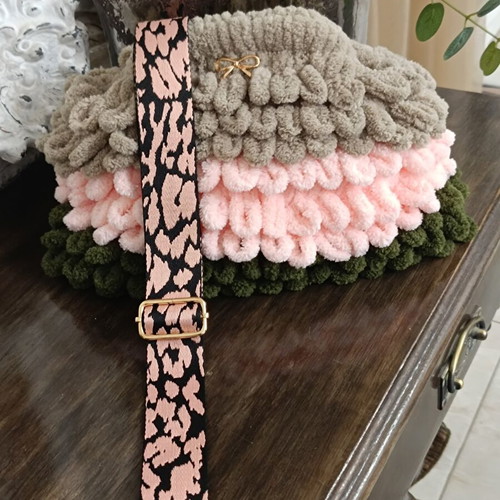 Handmade bag new, lined with strap