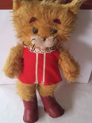 Παπουτσωμένος Γάτος vintage μεταχειρισμένος σε πολύ καλή κατάσταση