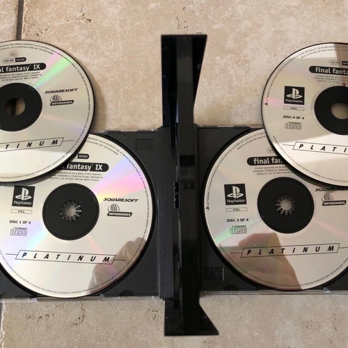 Final Fantasy IX PlayStation 1 German used with 4 discs