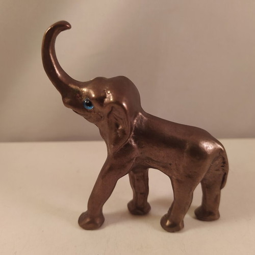 Bronze elephant miniature, vintage