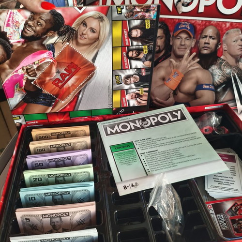 Monopoly WWE board game new