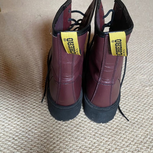 Commanchero boots used, red, size 38