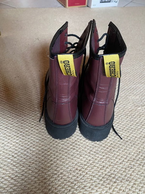 Commanchero boots used, red, size 38