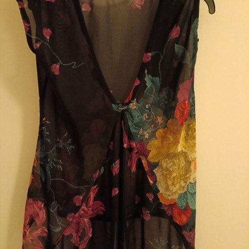 Toi&Moi floral see-through asymmetrical blouse