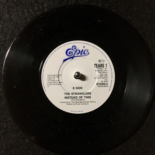The Stranglers 96 Tears vinyl 7" single used, rock