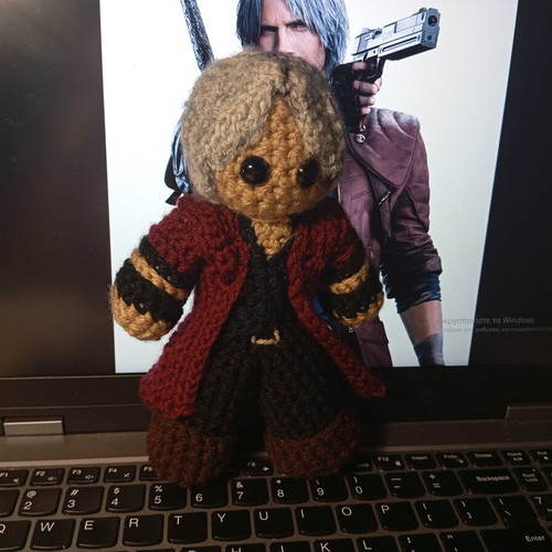 Dante Sparda Crochet Plushie new from Devil May Cry