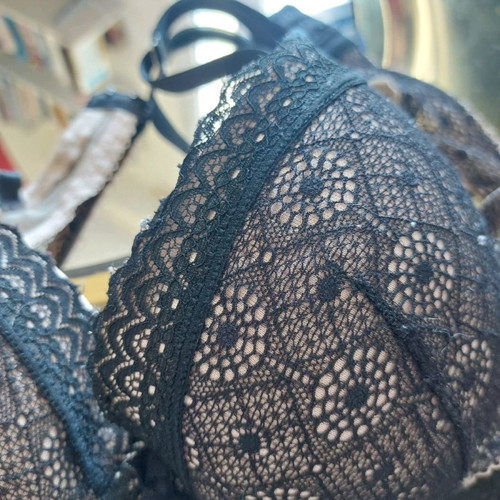 Pretty Polly bra used 34D with black lace