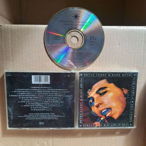 Bryan Ferry Roxy Music Street Life 20 Great Hits CD like new, rock