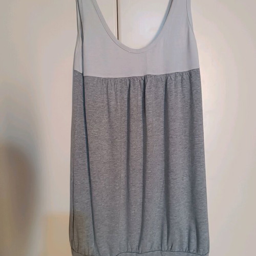 Badila gray two-tone tank top like new, size S