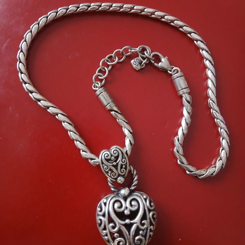 Brighton American necklace, silver plated