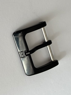 Tommy Hilfiger watch strap buckle used, black plastic